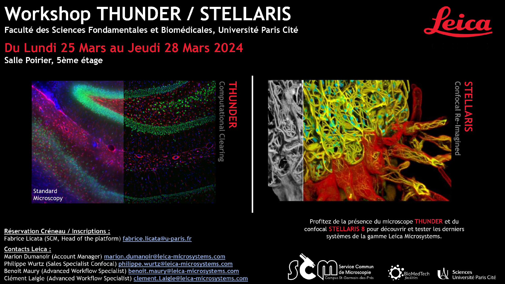 LEICA : JOURNEE DECOUVERTE STELLARIS / THUNDER